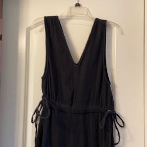 Madewell black cotton cropped jumper, medium